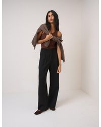 Nobody's Child - Wide Leg Jax Crepe Trousers - Lyst