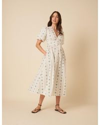 Nobody's Child - Floral Printed Scottie Midi Dress - Lyst