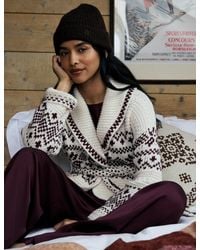 Nobody's Child - Fair Isle Print Wrap Cardigan - Lyst