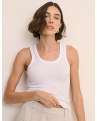 Nobody's Child - Ribbed Scoop Neck Vest Top - Lyst