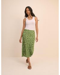 Nobody's Child - Floral Mila Midi Slip Skirt - Lyst
