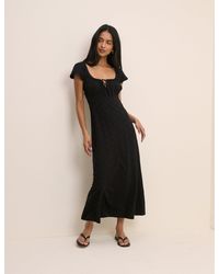 Nobody's Child - Lace Trim Melissa Midi Dress - Lyst