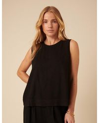 Nobody's Child - Linen-Blend Swing Top - Lyst