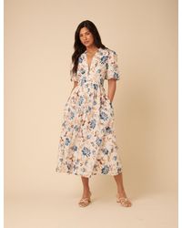 Nobody's Child - Floral Starlight Midi Dress - Lyst