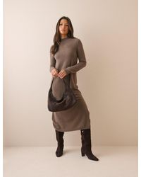 Nobody's Child - Marl Knitted Cashmere Midi Dress - Lyst
