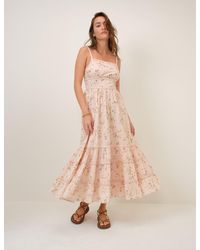 Nobody's Child - Floral Tiered Veronica Midi Dress - Lyst