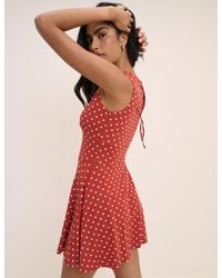 Nobody's Child - Polka Dot Jersey Sleeveless Tate Mini Dress - Lyst