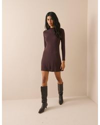 Nobody's Child - High Neck Bailey Mini Dress - Lyst