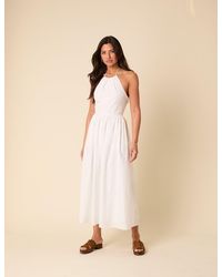 Nobody's Child - Halterneck Amber Midi Dress - Lyst