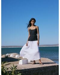Nobody's Child - And Shirred Waist Alina Midi Dress - Lyst