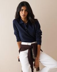Nobody's Child - Knitted Polo Top - Lyst