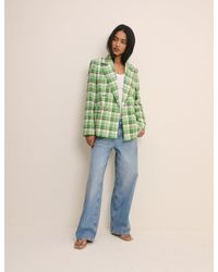 Nobody's Child - Tartan Alicia Double Breasted Blazer - Lyst