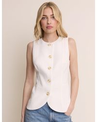 Nobody's Child - Crew Neck Longline Waistcoat - Lyst