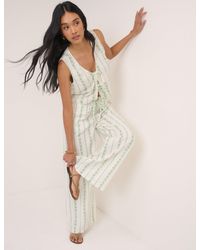Nobody's Child - Printed Reese Wide Leg Trousers - Lyst