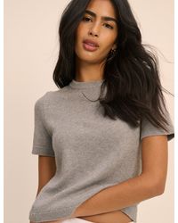 Nobody's Child - Knitted Short Sleeve Top - Lyst