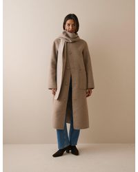 Nobody's Child - Check Wool-Blend Reversible Scarf Coat - Lyst