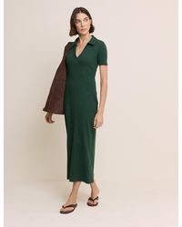 Nobody's Child - Clarey Polo Jersey Midi Dress - Lyst