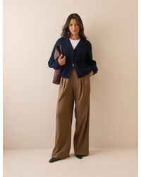 Nobody's Child - Rue Tailored Wide Leg Trousers - Lyst