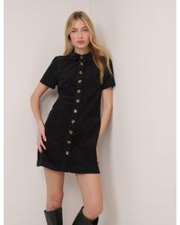 Nobody's Child - Cord Collared Lucy Mini Dress - Lyst