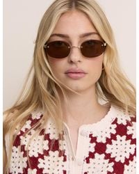 Nobody's Child - Oval Flare Sunglasses - Lyst