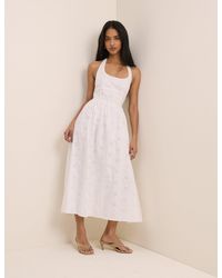 Nobody's Child - Broderie Halterneck Hallie Midi Dress - Lyst