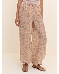 Nobody's Child - Floral Balloon Cuffed Trousers - Lyst