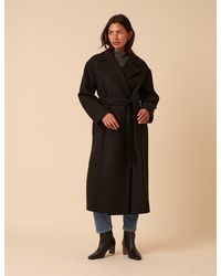 Nobody's Child - Tie Belt Wrap Coat - Lyst