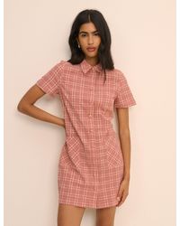 Nobody's Child - And Cream Check Lorna Mini Dress - Lyst