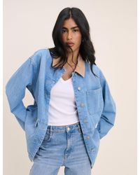 Nobody's Child - Denim Cord Collar Jacket - Lyst