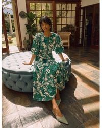 Nobody's Child - Floral Printed Zelda Midi Dress - Lyst
