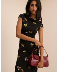 Nobody's Child - Floral Jersey Laurella Midi Dress - Lyst