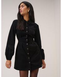 Nobody's Child - Cord Long Sleeve Montego Mini Dress - Lyst