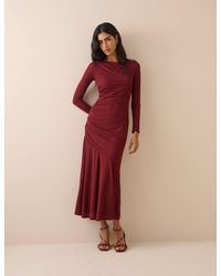 Nobody's Child - Jersey Drop Waist Tallulah Midi Dress - Lyst