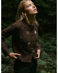 Nobody's Child - Celestial Embroidered Knitted Cardigan - Lyst