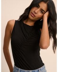 Nobody's Child - Sleeveless Ruched Top - Lyst