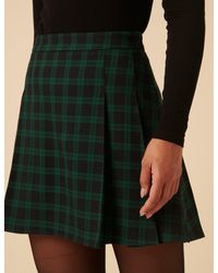 Nobody's Child - Check Jessie Pleated Mini Skirt - Lyst