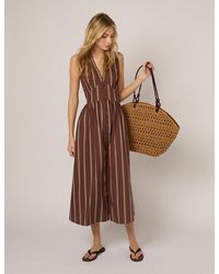 Nobody's Child - Pinstripe Sleeveless Starlight Midi Dress - Lyst