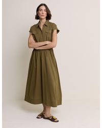 Nobody's Child - Mason Shirt Midi Dress - Lyst