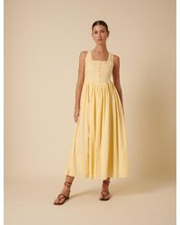 Nobody's Child - Butter Drop Waist Cora Midi Dress - Lyst