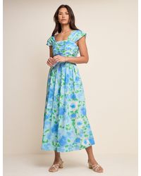 Nobody's Child - Floral Pleated Mika Midi Dress - Lyst