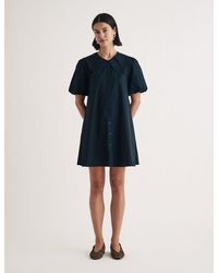 Nobody's Child - Puff Sleeve Bridget Mini Shirt Dress - Lyst