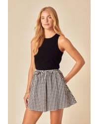 Nobody's Child - Gingham Mini Skirt - Lyst