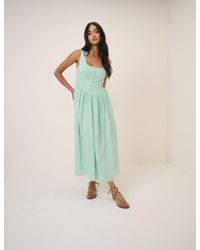 Nobody's Child - Mint Drop Waist Cora Midi Dress - Lyst