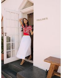 Nobody's Child - Striped Knitted Polo Top - Lyst