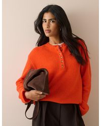Nobody's Child - Relaxed Fit Henley Jumper - Lyst