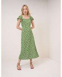 Nobody's Child - Floral Elsie Midi Dress - Lyst