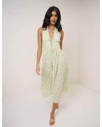 Nobody's Child - Floral Halterneck Lilijana Midi Dress - Lyst