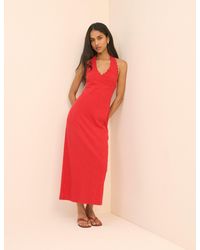 Nobody's Child - Floral Halterneck Ivie Midi Dress - Lyst