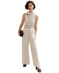 Phase Eight - Marilee High-Neck Pleated Front Jumpsuit - Lyst