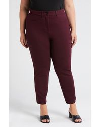 UNIVERSAL STANDARD - High Waist Stretch Ponte Cigarette Pants - Lyst